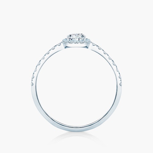 Pierścionek zaręczynowy This is Love: białe złoto, diament